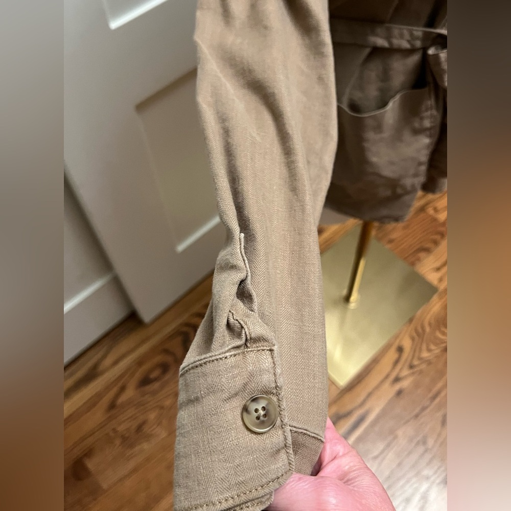 Evereve Level 99 Women's Khaki Utility Jacket - Picture 8 of 12